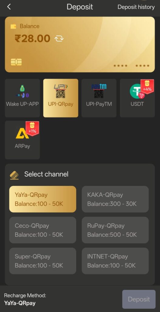 Big Daddy Game Deposit